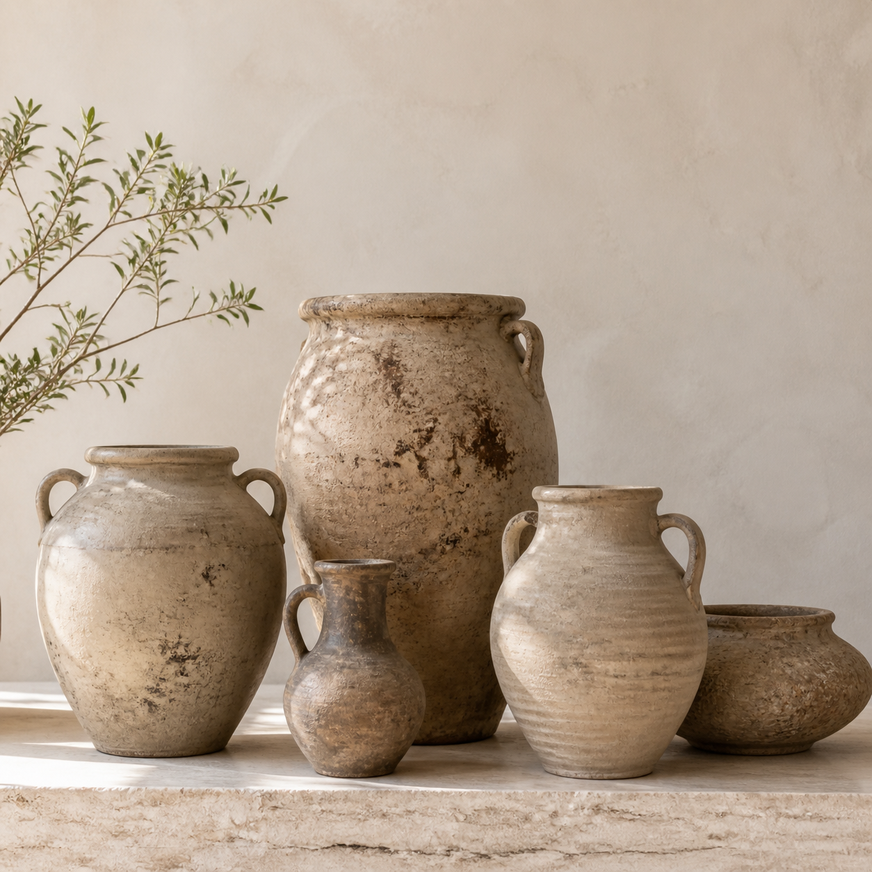 Found pottery